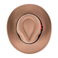 Chokore Chokore Cowboy Hat with Feather Details (Khaki)