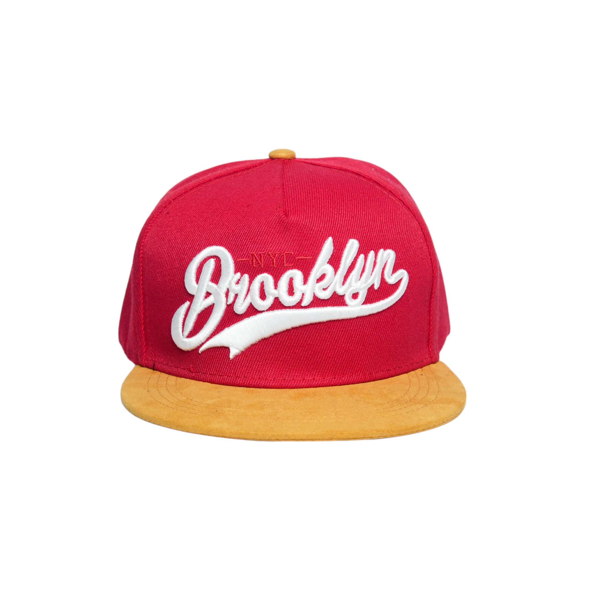 Chokore Flat Brim Embroidered Outdoor Cap (Red)