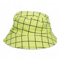 Chokore Chokore Reversible Plaid Bucket Hat (Green)