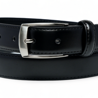 Chokore Chokore Vegan Leather Belt with Pin Buckle (Black)