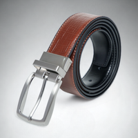 Chokore Chokore Reversible Vegan Leather Belt (Brown & Black)