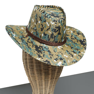 Chokore  Chokore Camouflage Sunshade Cowboy Hat (Army Green) 