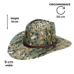 Chokore  Chokore Camouflage Sunshade Cowboy Hat (Army Green) 