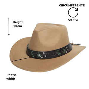 Chokore  Chokore Jazz Western Cowboy Hat (Camel) 
