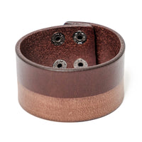 Chokore Chokore Broad Dual Color Leather Bracelet