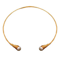 Chokore Chokore Water Pearl Choker Necklace with wire detailing