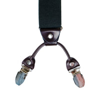 Chokore Chokore Stretchy Y-shaped Suspenders with 6-clips (Forest Green)