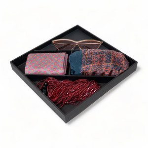 Chokore Chokore Special 4-in-1 Gift Set for Her (Silk Stole, Scarf, Sunglasses, & Necklace) Chokore Special 4-in-1 Gift Set for Her (Silk Stole, Scarf, Sunglasses, & Necklace) 