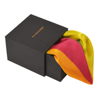 Chokore Chokore 4-in-1 Multicolor Pure Silk Pocket Square, from the Solids Line