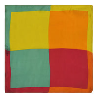 Chokore Chokore 4-in-1 Multicolor Pure Silk Pocket Square, from the Solids Line